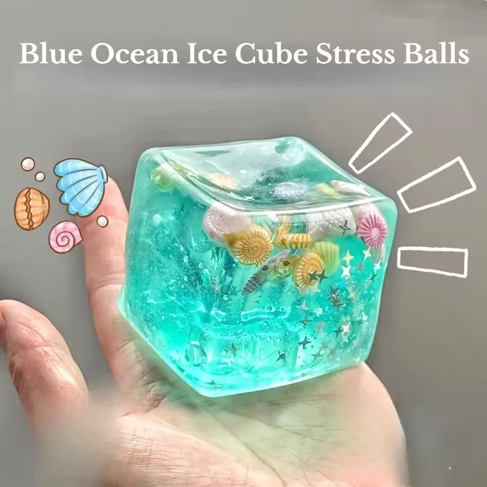 Ocean Calm Squishy Stress Blocks