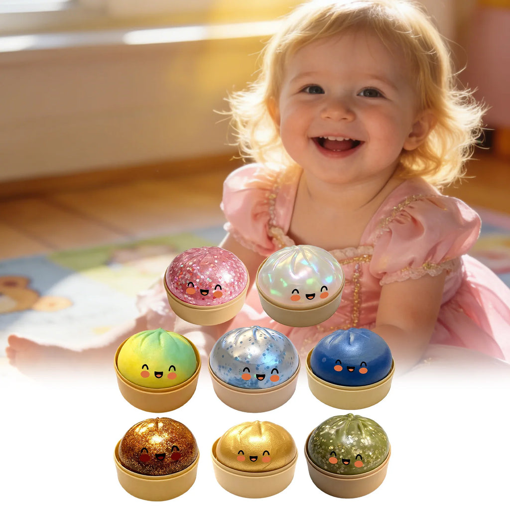 Glitter Dumpling Stress Ball Toy