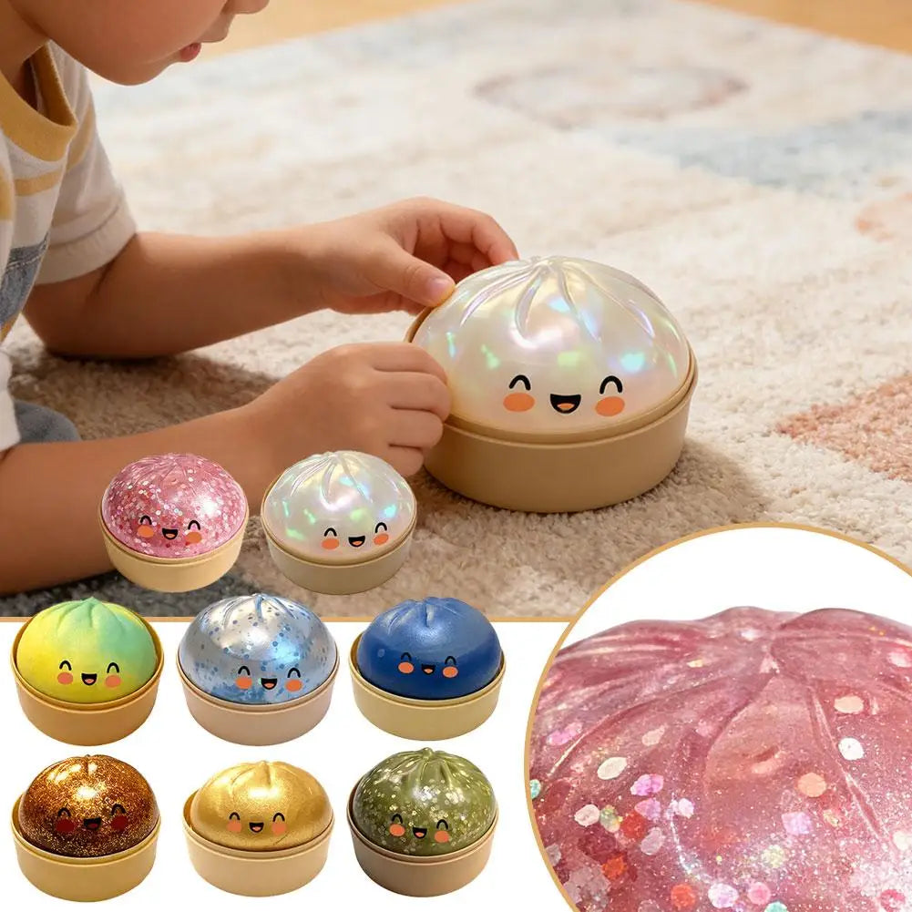 Glitter Dumpling Stress Ball Toy